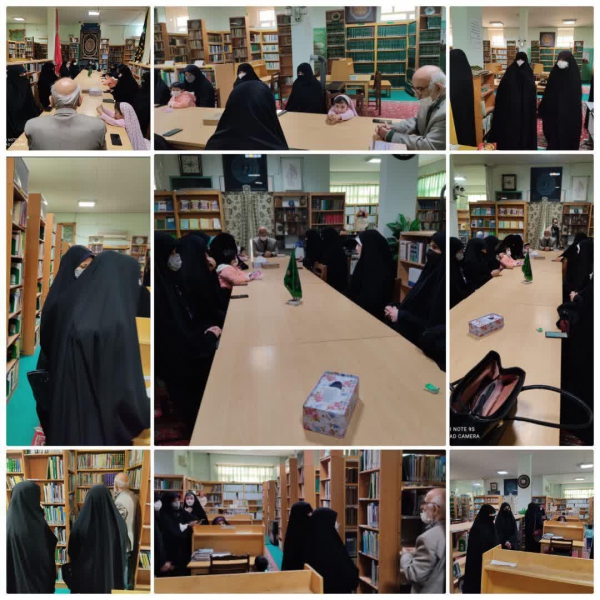 بازدید جمعی از طلاب از کتابخانه تخصصی امیر المومنین علیه السلام